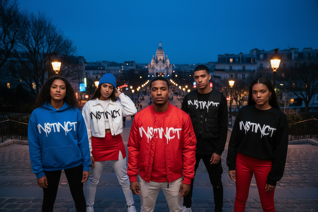 Bannière Instinct Paris - Sans bande noire